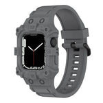 一體成型矽膠錶帶，適用於 Apple Watch 系列，7 45mm / 6&SE&5&4 44mm / 3&2&1 42mm，7 41mm / 6&SE&5&4 40mm / 3&2&1 38mm