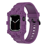 一體成型矽膠錶帶，適用於 Apple Watch 系列，7 45mm / 6&SE&5&4 44mm / 3&2&1 42mm，7 41mm / 6&SE&5&4 40mm / 3&2&1 38mm