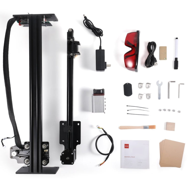 NEJE MASTER 3 Plus 雷射雕刻機搭配 N40630 雷射模組，MASTER 3 Plus 搭配 N40630（歐規插頭），MASTER 3 Plus 搭配 N40630（美規插頭）