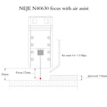 NEJE N40630 7.5W 450nm 雷射雕刻模組套件，N40630