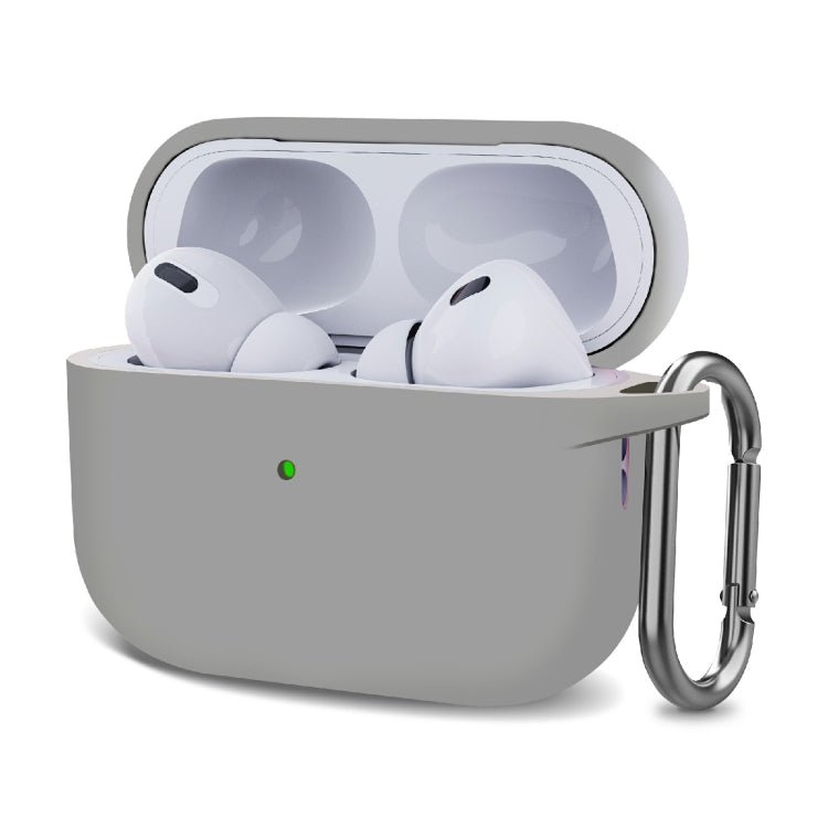 Silicone Thickening Wireless Earphone Protective Case with Hook, For AirPods Pro 2