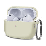 Silicone Thickening Wireless Earphone Protective Case with Hook, For AirPods Pro 2