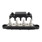 RV Ship High Current Power Distribution Terminal Block with Cover, Black M8 Stud, Red M8 Stud, Black M10 Stud, Red M10 Stud, 1 Pair Black & Red M8 Stud, 1 Pair Black & Red M10 Stud
