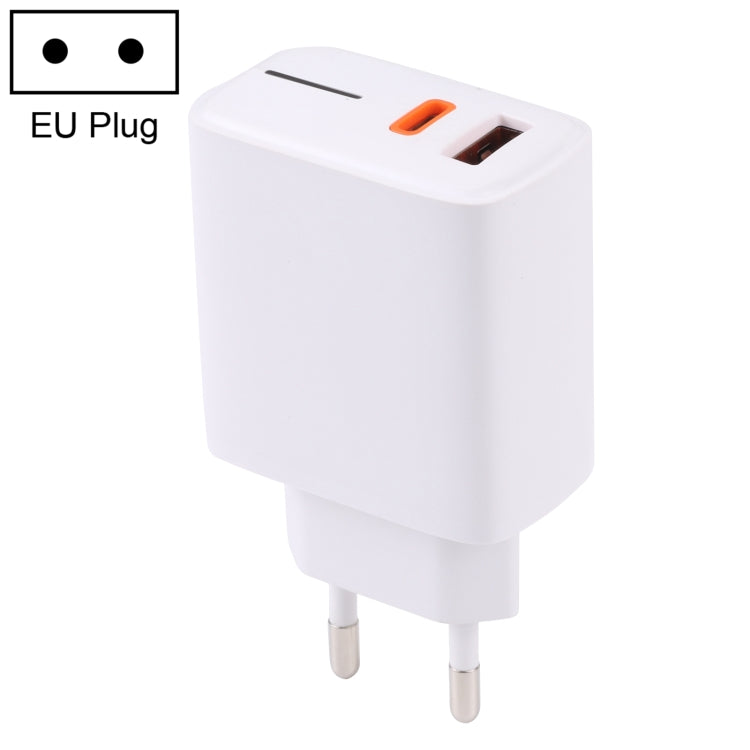 LZ-1130 PD 20W Type-C+QC 3.0 USB 快速充電器，20W 歐盟插頭，20W 美國插頭