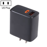 LZ-1130 PD 20W Type-C+QC 3.0 USB 快速充電器，20W 歐盟插頭，20W 美國插頭