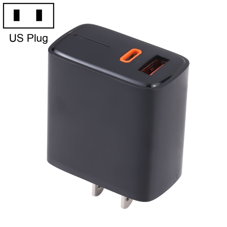 LZ-1130 PD 20W Type-C+QC 3.0 USB 快速充電器，20W 歐盟插頭，20W 美國插頭