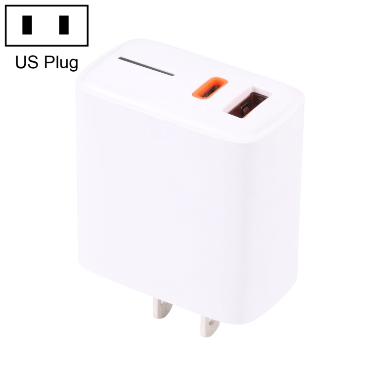 LZ-1130 PD 20W Type-C+QC 3.0 USB 快速充電器，20W 歐盟插頭，20W 美國插頭