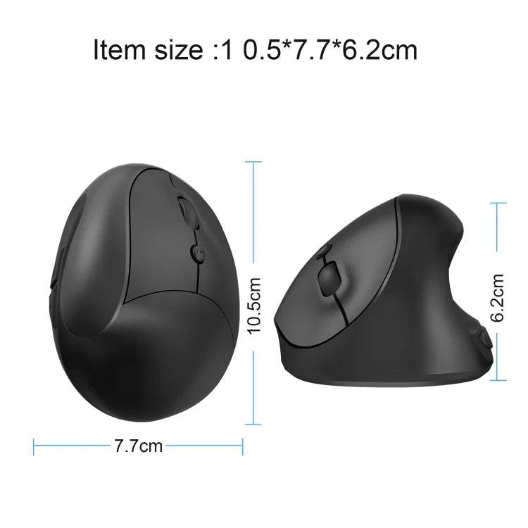 X10 2.4G 無線直立人體工學遊戲滑鼠，X10 (黑色)，X10 (灰色)