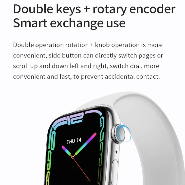 Watch 8 Max 1.85 吋無線充電藍牙通話 NFC 智慧手錶