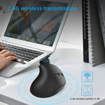X10 2.4G 無線可充電直立人體工學遊戲滑鼠，X10 可充電版(黑色)，X10 可充電版(灰色)