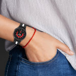 雙色條紋矽膠錶帶，適用於 Samsung Galaxy Watch5 / Watch5 Pro