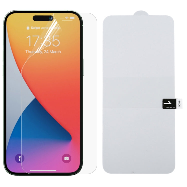 Full Screen Protector Explosion-proof Hydrogel Film, For iPhone 14 Pro Max(1 PC), For iPhone 14 Pro(1 PC)