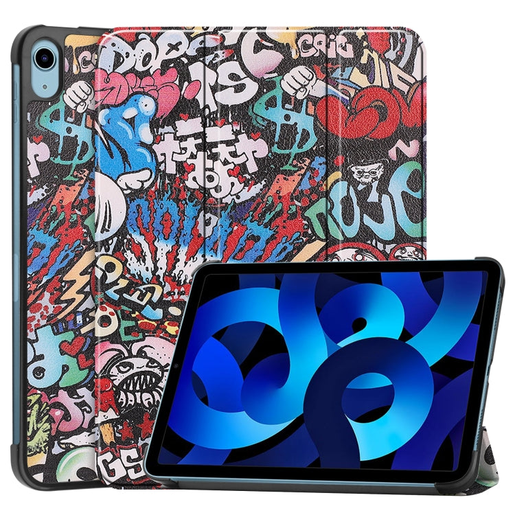 Custer Painted Leather Tablet Case with Holder, For  iPad 2025 / 2022