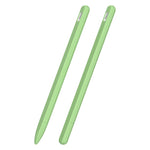 3 合 1 條紋液態矽膠觸控筆保護套，附兩個筆尖蓋，適用於 Apple Pencil 1，適用於 Apple Pencil 2