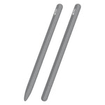 3 合 1 條紋液態矽膠觸控筆保護套，附兩個筆尖蓋，適用於 Apple Pencil 1，適用於 Apple Pencil 2