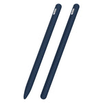 3 合 1 條紋液態矽膠觸控筆保護套，附兩個筆尖蓋，適用於 Apple Pencil 1，適用於 Apple Pencil 2