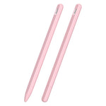 3 合 1 條紋液態矽膠觸控筆保護套，附兩個筆尖蓋，適用於 Apple Pencil 1，適用於 Apple Pencil 2