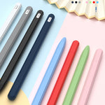 3 合 1 條紋液態矽膠觸控筆保護套，附兩個筆尖蓋，適用於 Apple Pencil 1，適用於 Apple Pencil 2