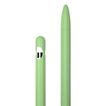 3 合 1 條紋液態矽膠觸控筆保護套，附兩個筆尖蓋，適用於 Apple Pencil 1，適用於 Apple Pencil 2