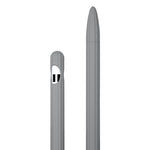 3 合 1 條紋液態矽膠觸控筆保護套，附兩個筆尖蓋，適用於 Apple Pencil 1，適用於 Apple Pencil 2