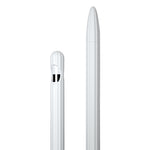 3 合 1 條紋液態矽膠觸控筆保護套，附兩個筆尖蓋，適用於 Apple Pencil 1，適用於 Apple Pencil 2