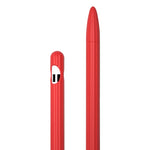 3 合 1 條紋液態矽膠觸控筆保護套，附兩個筆尖蓋，適用於 Apple Pencil 1，適用於 Apple Pencil 2