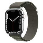 尼龍錶帶，適用於Apple Watch Series 8&7 45mm / SE 2&6&SE&5&4 44mm / 3&2&1 42mm，適用於Apple Watch tra Series 8&7 45mm / SE 2&6&SE&5&4 44mm / 3&2&1 42mm