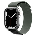 尼龍錶帶，適用於Apple Watch Series 8&7 45mm / SE 2&6&SE&5&4 44mm / 3&2&1 42mm，適用於Apple Watch tra Series 8&7 45mm / SE 2&6&SE&5&4 44mm / 3&2&1 42mm