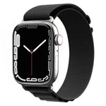 尼龍錶帶，適用於Apple Watch Series 8&7 45mm / SE 2&6&SE&5&4 44mm / 3&2&1 42mm，適用於Apple Watch tra Series 8&7 45mm / SE 2&6&SE&5&4 44mm / 3&2&1 42mm