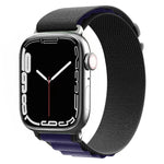 尼龍錶帶，適用於Apple Watch Series 8&7 45mm / SE 2&6&SE&5&4 44mm / 3&2&1 42mm，適用於Apple Watch tra Series 8&7 45mm / SE 2&6&SE&5&4 44mm / 3&2&1 42mm