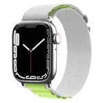 尼龍錶帶，適用於Apple Watch Series 8&7 45mm / SE 2&6&SE&5&4 44mm / 3&2&1 42mm，適用於Apple Watch tra Series 8&7 45mm / SE 2&6&SE&5&4 44mm / 3&2&1 42mm