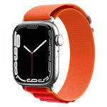 尼龍錶帶，適用於Apple Watch Series 8&7 45mm / SE 2&6&SE&5&4 44mm / 3&2&1 42mm，適用於Apple Watch tra Series 8&7 45mm / SE 2&6&SE&5&4 44mm / 3&2&1 42mm