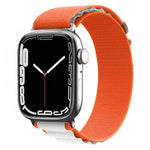 尼龍錶帶，適用於Apple Watch Series 8&7 45mm / SE 2&6&SE&5&4 44mm / 3&2&1 42mm，適用於Apple Watch tra Series 8&7 45mm / SE 2&6&SE&5&4 44mm / 3&2&1 42mm
