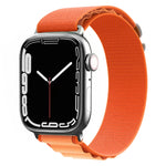 尼龍錶帶，適用於Apple Watch Series 8&7 45mm / SE 2&6&SE&5&4 44mm / 3&2&1 42mm，適用於Apple Watch tra Series 8&7 45mm / SE 2&6&SE&5&4 44mm / 3&2&1 42mm