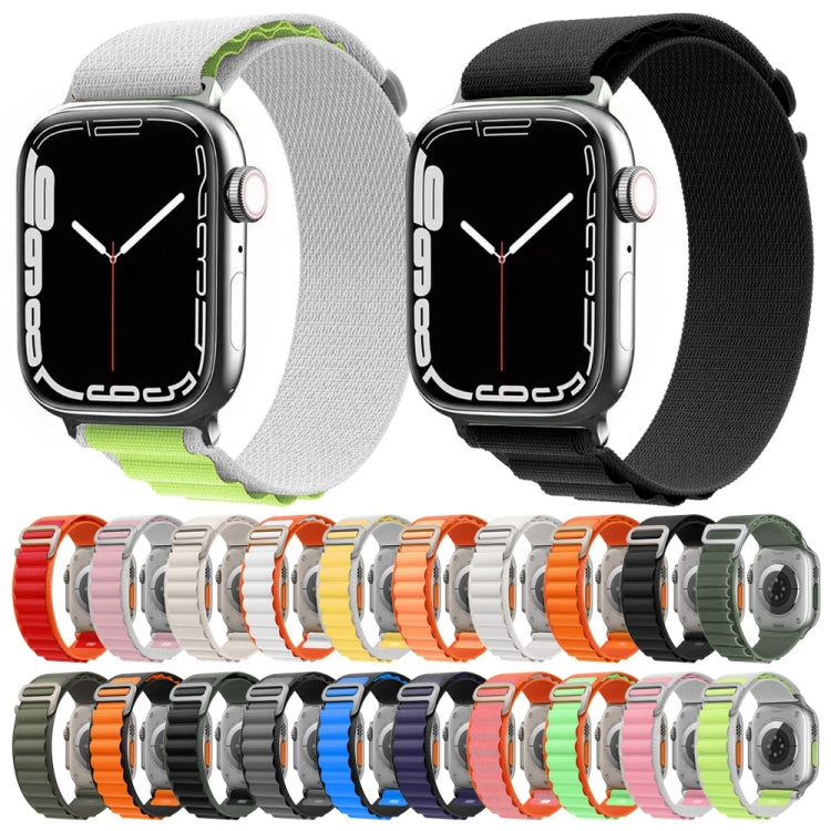 尼龍錶帶，適用於Apple Watch Series 8&7 45mm / SE 2&6&SE&5&4 44mm / 3&2&1 42mm，適用於Apple Watch tra Series 8&7 45mm / SE 2&6&SE&5&4 44mm / 3&2&1 42mm