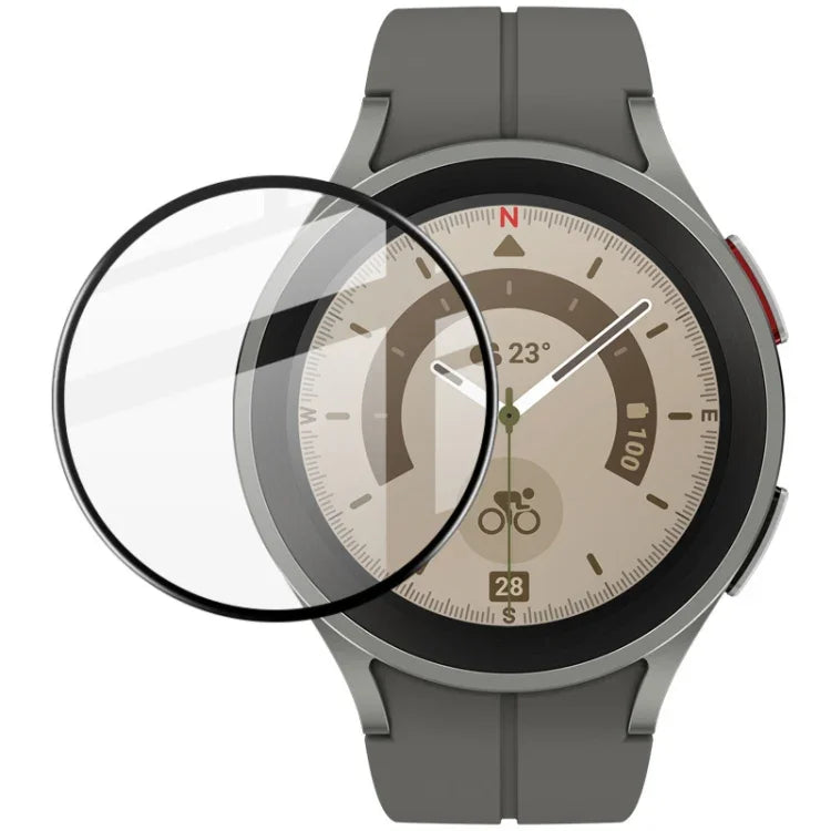 imak 壓克力高清錶面保護膜，適用於 OPPO Watch 3，Realme TechLife Watch S100，Xiaomi Watch S1 Pro，Samsung Galaxy Watch5 40mm，Samsung Galaxy Watch5 44mm，Samsung Galaxy Watch5 Pro 45mm