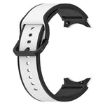 雙色矽膠錶帶，適用於 Samsung Galaxy Watch4 Classic 46mm / Watch4 44mm、Samsung Galaxy Watch4 Classic 42mm / Watch4 40mm、Samsung Galaxy Watch5 Pro / Watch5