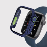 適用於 Apple Watch Series 9 / 8 / 7 45mm 的 PC 膜錶殼，帶可拆卸按鈕，適用於 Apple Watch Series 9 / 8 / 7 45mm