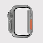 適用於 Apple Watch Series 9 / 8 / 7 45mm 的 PC 膜錶殼，帶可拆卸按鈕，適用於 Apple Watch Series 9 / 8 / 7 45mm