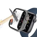 適用於 Apple Watch Series 9 / 8 / 7 45mm 的 PC 膜錶殼，帶可拆卸按鈕，適用於 Apple Watch Series 9 / 8 / 7 45mm