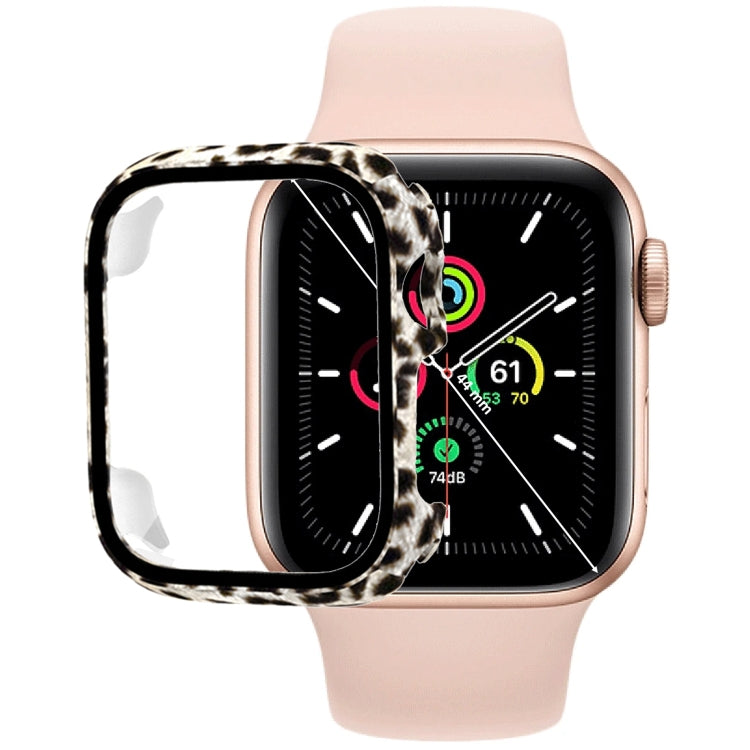 鋼化玻璃膜PC錶殼，適用於Apple Watch系列SE 3&SE 2&6&SE&5&4 44毫米，適用於Apple Watch系列SE 3&SE 2&6&SE&5&4 40毫米
