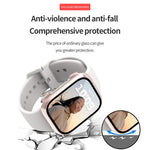 鋼化玻璃膜PC錶殼，適用於Apple Watch系列SE 3&SE 2&6&SE&5&4 44毫米，適用於Apple Watch系列SE 3&SE 2&6&SE&5&4 40毫米