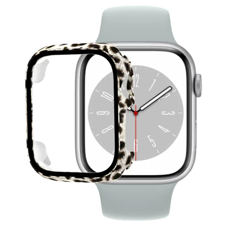 鋼化玻璃膜 PC 錶殼，適用 Apple Watch Series 9 / 8 / 7 41mm，適用 Apple Watch Series 9 / 8 / 7 45mm