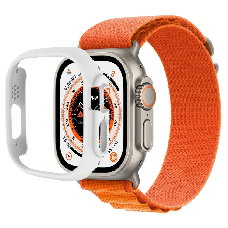 半包覆 PC 保護殼，適用 Apple Watch Ultra 1 / 2 / 3 49mm