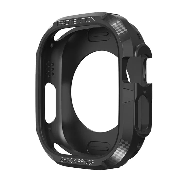 三防 TPU 碳纖維保護殼，適用 Apple Watch Ultra 3 / 2 / 1 49mm