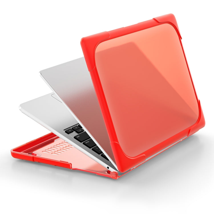 TPU + PC 雙色防摔筆記型電腦保護殼，適用於 MacBook Air 13.6 吋 A2681 2022 / M3 2024 A3113 / M4 2025 A3240