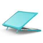 TPU + PC 雙色防摔筆記型電腦保護殼，適用於 MacBook Air 13.6 吋 A2681 2022 / M3 2024 A3113 / M4 2025 A3240
