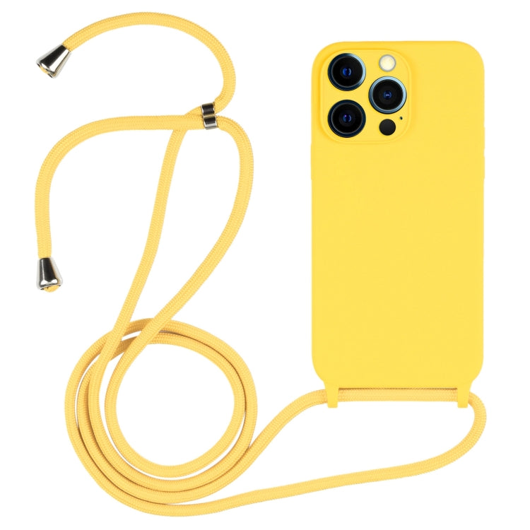 Crossbody Lanyard Liquid Silicone Case, For iPhone 12 Pro Max