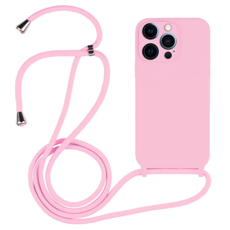 Crossbody Lanyard Liquid Silicone Case, For iPhone 12 Pro Max