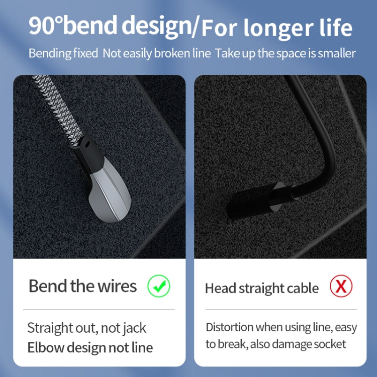 3A USB-C/Type-C 轉 8 Pin L 形快充數據線，3A Type-C 轉 8 Pin 1.2m，3A Type-C 轉 8 Pin 2m